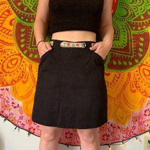 //VINTAGE// Black skort
